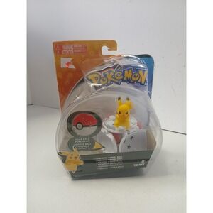 Pokémon Throw 'n' Pop Pokeball Pikachu & Poke Ball Figure Set RARE